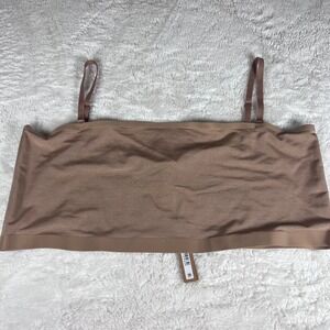 SKIMS Women's Seamless Bandeau‎ Bra Sienna Brown Plus Size 4X BR-BND-0254 NWT